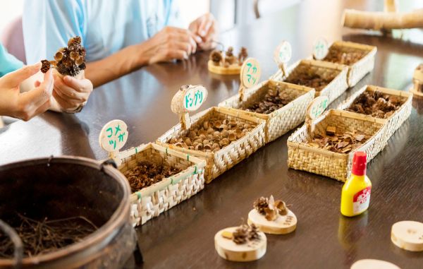 写真：クラフトの様子