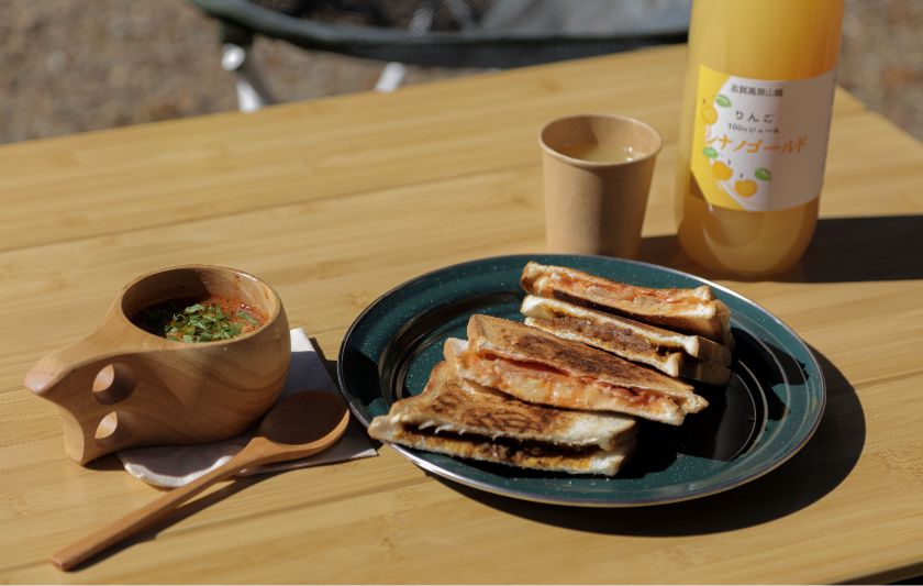 地元産の野菜や果物を、おいしいランチに。写真1