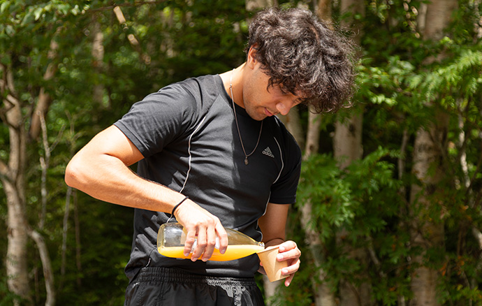 picture:Savor meals made with locally sourced vegetables and ingredients.