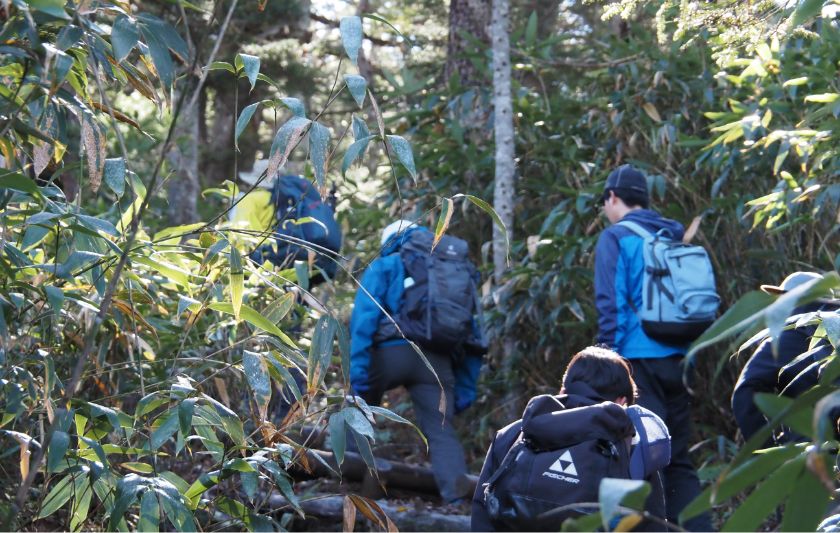 絶景を目指して山歩き写真2