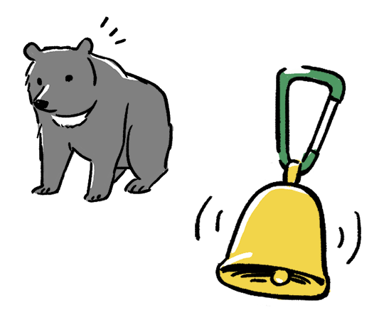イメージ：野生動物との遭遇にご注意ください