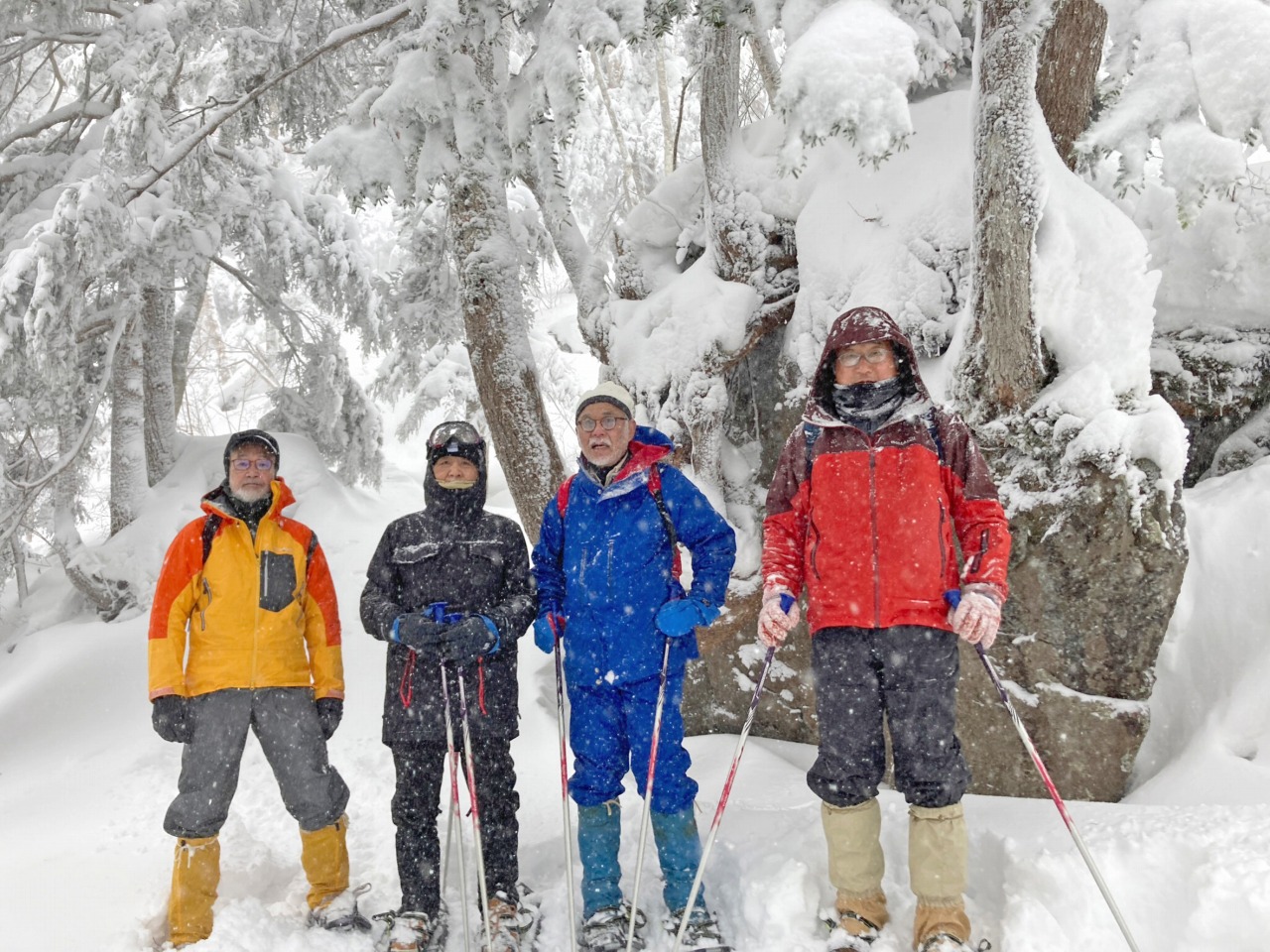 初めてスノーシュー8　2 Hours Group Tour report