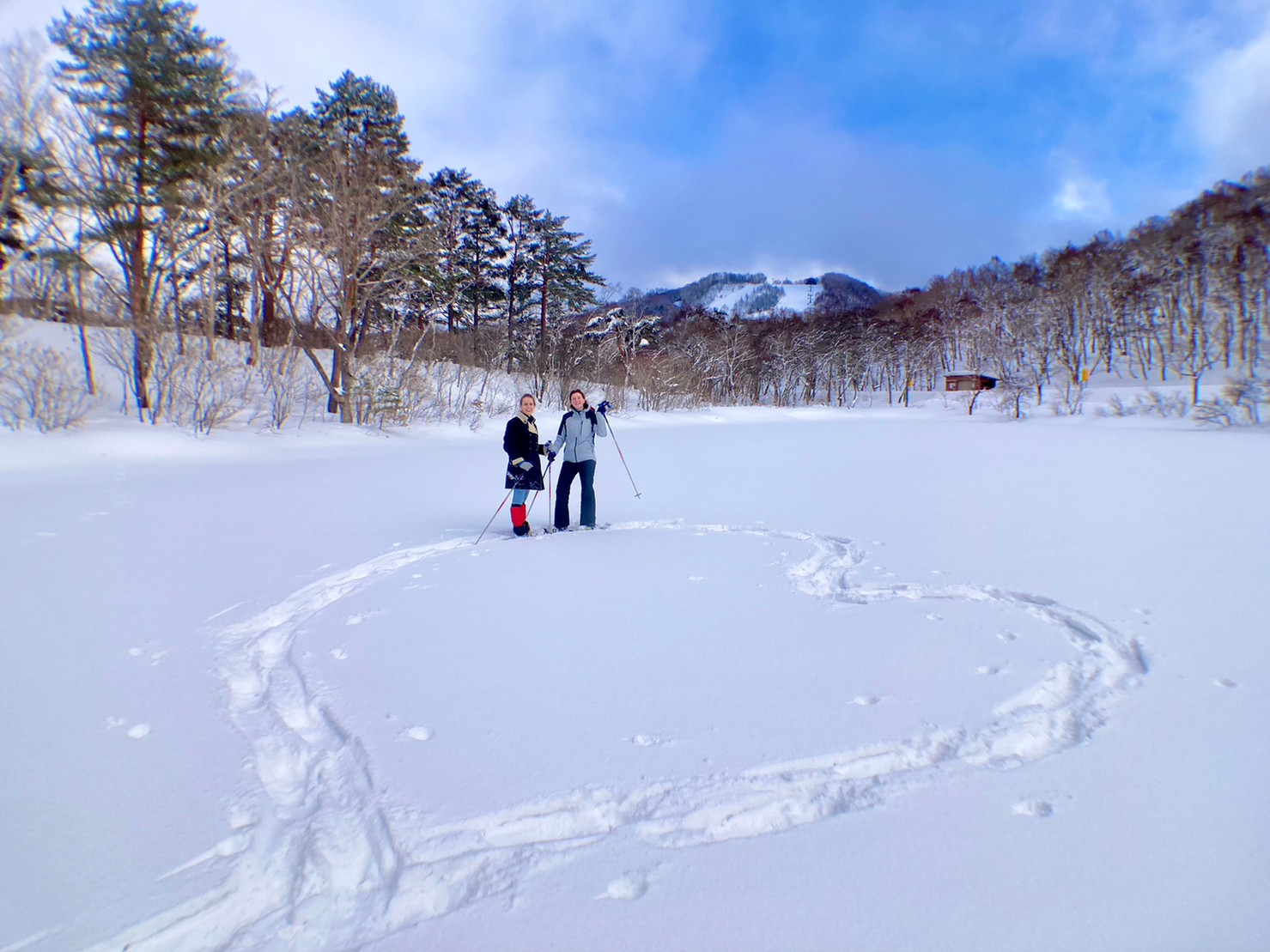 初めてスノーシュー1　2 Hours Group Tour report