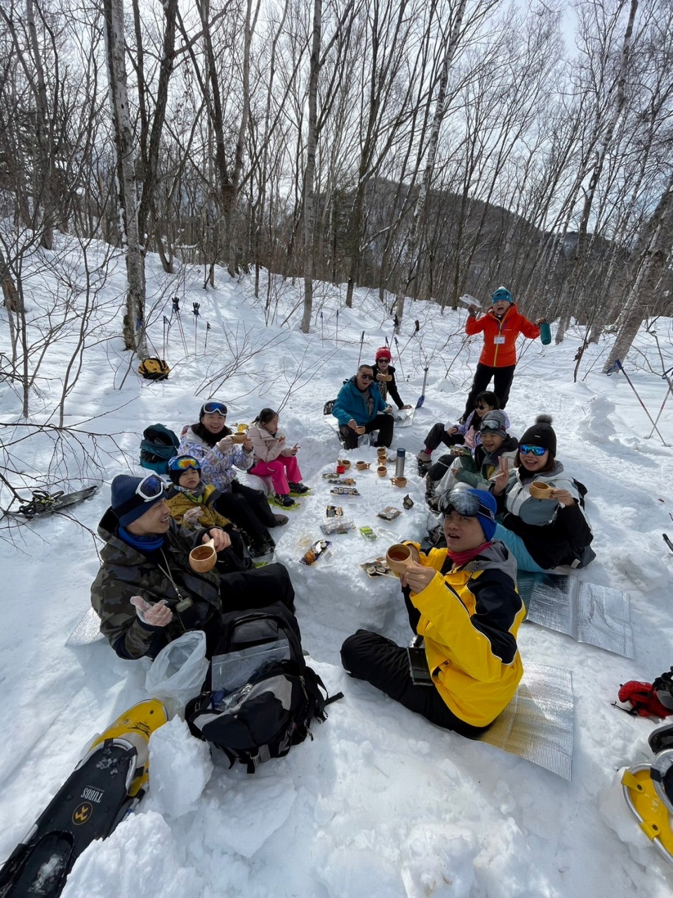 スノーシューガイドツアー17/Snowshoe Tour report17