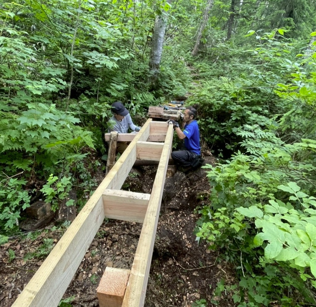 7/18清水新道修繕作業